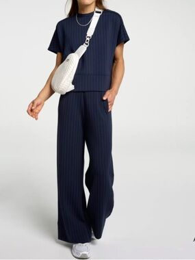 CALIA Women's Sandwash Wide Leg Pant Set M/L